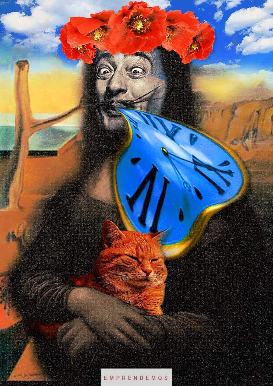 salvador dali, given, clock