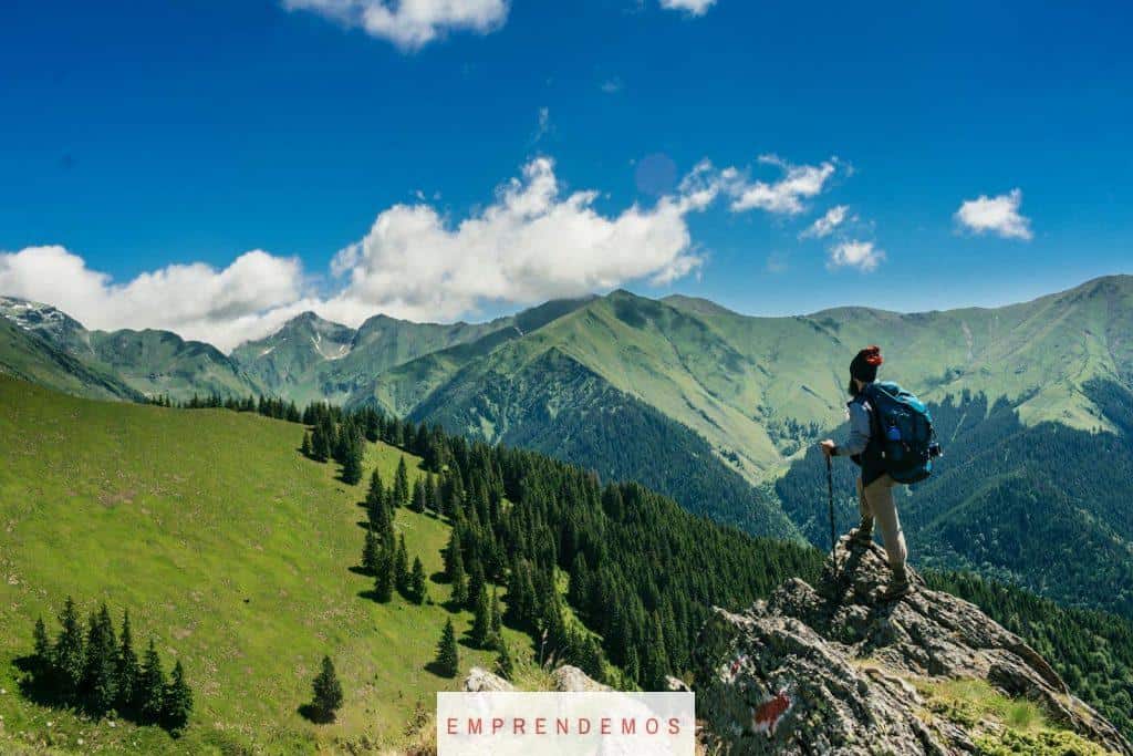 Man Standing on a Rock