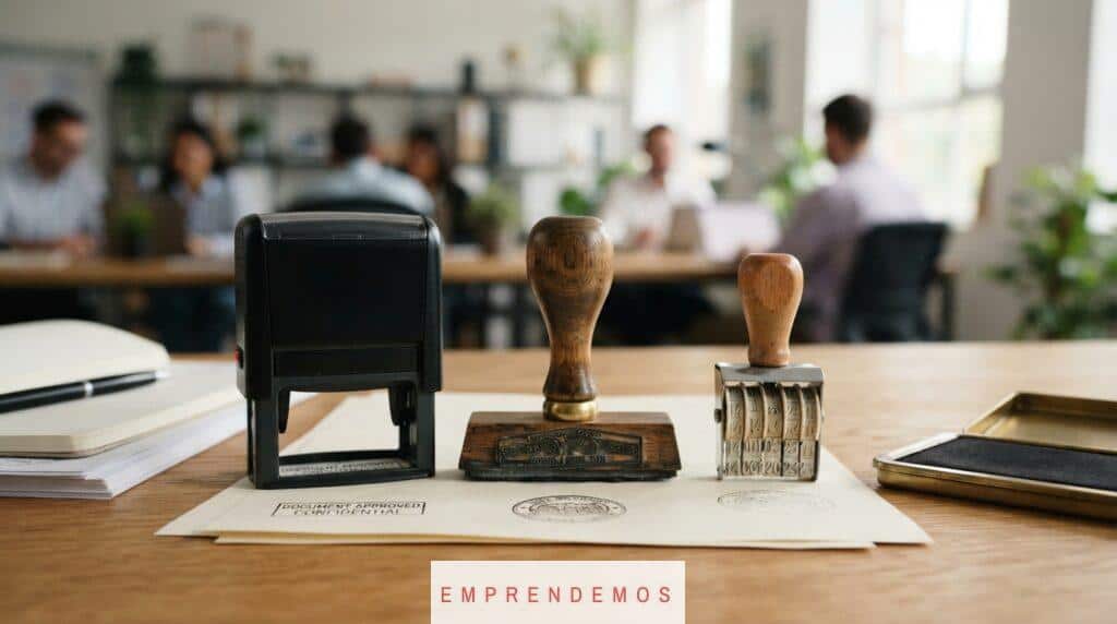 Diferentes tipos de sellos para empresas y oficinas